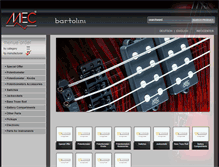 Tablet Screenshot of mec-pickups.de